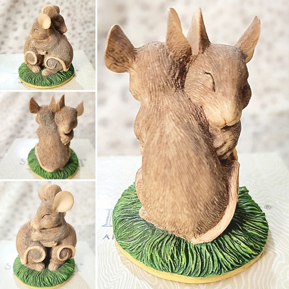 Fitz & Floyd Charming Tails lot of 4 Autum themed by Dean Griff - Picture 3 of 16